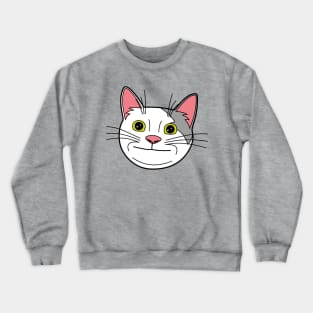 Polite Cat Meme Crewneck Sweatshirt